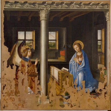 Antonello da Messina - Annunciazione (dopo il restauro)