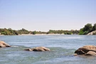 La quarta cateratta del Nilo, in Sudan, la cui area sarà sommersa dal bacino della diga di Merowe.