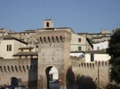Porta Valle, una delle porte delle mura di Jesi, nei pressi dell'area degli scavi archeologici.