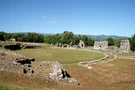 L'anfiteatro romano di Grumentum, nel parco archeologico della Val d'Agri.
