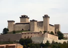 La Rocca Albornoziana sul colle Sant'Elia, a Spoleto.