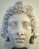 Ritratto marmoreo di Alessandro Magno.