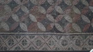 Dettaglio del mosaico pavimentale della Villa Romana di Malvaccaro, a Potenza.