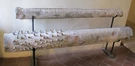 Esempio di tubature romane in piombo per la distribuzione dell'acqua, conservate al Museo Archeologico Nazionale 'G.C. Mecenate' di Arezzo …
