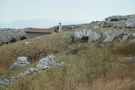 L'altare di Zeus sul Monte Licaone (Lykaion), in Arcadia, dove sono stati rinvenuti anche resti più antichi legati al culto di Crono.