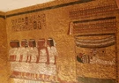 Le pitture parietali della camera funeraria della tomba di Tutankhamon (KV62), nella Valle dei Re.